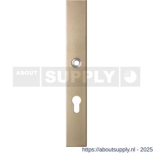 GPF Bouwbeslag Anastasius 1175.A4R PC72 deurkruk gatdeel rechtswijzend langschild rechthoekig 282x40x8,5 mm PC72 Champagne blend - S21012679 - afbeelding 1