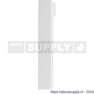 GPF Bouwbeslag ZwartWit 1302.62KL/R Zaki+ raamkruk gatdeel zonder rozet links-rechtswijzend korte nek wit - S21011519 - afbeelding 1