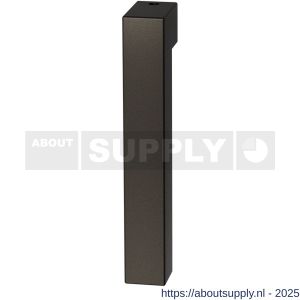 GPF Bouwbeslag Anastasius GPF1302KL/R Zaki+ raamkruk gatdeel korte nek links-rechtswijzend Dark blend - S21012238 - afbeelding 1
