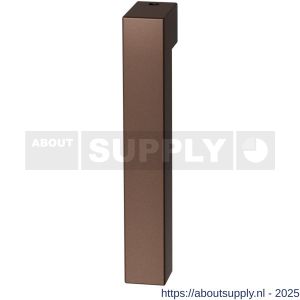 GPF Bouwbeslag Anastasius GPF1302KL/R Zaki+ raamkruk gatdeel korte nek links-rechtswijzend Bronze blend - S21012236 - afbeelding 1