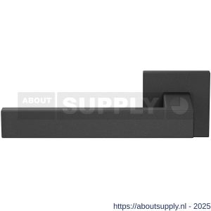 GPF Bouwbeslag ZwartWit GPF1308.61-02L Zika deurkruk op vierkant rozet 50x50x8 mm linkswijzend zwart - S21016572 - afbeelding 1