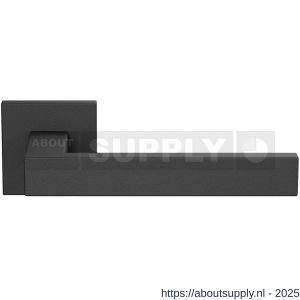GPF Bouwbeslag ZwartWit GPF1308.61-02R Zika deurkruk op vierkant rozet 50x50x8 mm zwart - S21016573 - afbeelding 1