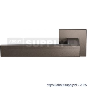 GPF Bouwbeslag Anastasius GPF1308.A1-02L Zika deurkruk op vierkant rozet 50x50x8 mm linkswijzend Dark blend - S21016576 - afbeelding 1