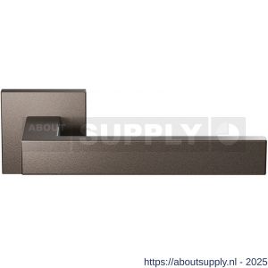 GPF Bouwbeslag Anastasius GPF1308.A1-02R Zika deurkruk op vierkant rozet 50x50x8 mm Dark blend - S21016577 - afbeelding 1