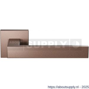 GPF Bouwbeslag Anastasius GPF1308.A2-02R Zika deurkruk op vierkant rozet 50x50x8 mm Bronze blend - S21016579 - afbeelding 1