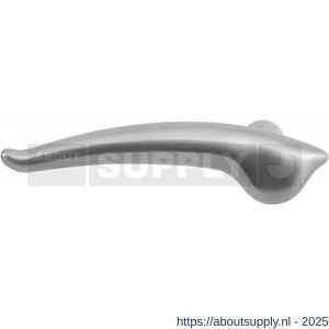 GPF Bouwbeslag RVS 1320R Ritua deurkruk gatdeel rechtswijzend RVS geborsteld - S21002626 - afbeelding 1
