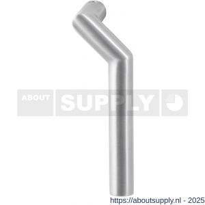 GPF Bouwbeslag RVS 1800R raamkruk deurkruk gatdeel rechtswijzend RVS geborsteld - S21008457 - afbeelding 1