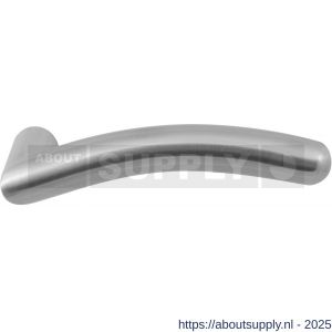 GPF Bouwbeslag RVS 2030R Mata deurkruk gatdeel rechtswijzend RVS geborsteld - S21002641 - afbeelding 1