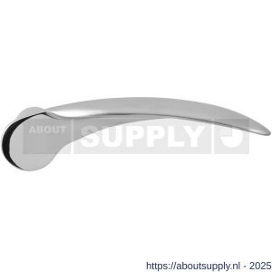 GPF Bouwbeslag RVS 3037R Kai Duo deurkruk gatdeel rechtswijzend RVS gepolijst-RVS geborsteld - S21002670 - afbeelding 1