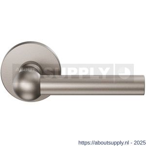 GPF Bouwbeslag Anastasius GPF3040.A3-00 Hipi deurkruk 50x8 mm op rond rozet Mocca blend - S21013898 - afbeelding 1