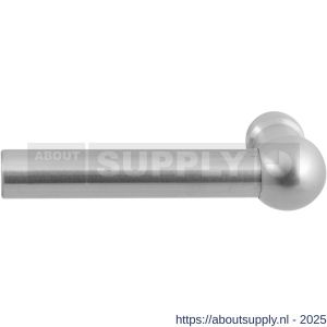 GPF Bouwbeslag RVS 3040L/R Hipi deurkruk gatdeel links-rechtswijzend 103,5 mm RVS geborsteld - S21002683 - afbeelding 1