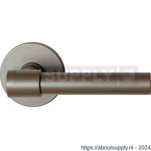 GPF Bouwbeslag Anastasius 3041.A3-05 Hipi Deux deurkruk 103 mm op rond rozet Mocca blend - S21010630 - afbeelding 1