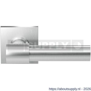 GPF Bouwbeslag RVS GPF3042.09-02 Hipi Deux+ deurkruk op vierkant rozet RVS 50x50x8 mm RVS geborsteld - S21009262 - afbeelding 1