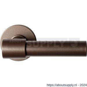 GPF Bouwbeslag Anastasius 3042.A2-00 Hipi Deux+ deurkruk 105,5 mm op rond rozet Bronze blend - S21010636 - afbeelding 1