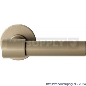 GPF Bouwbeslag Anastasius 3042.A4-00 Hipi Deux+ deurkruk 105,5 mm op rond rozet Champagne blend - S21010640 - afbeelding 1