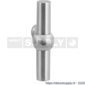 GPF Bouwbeslag RVS 3045L/R Hipi kruiskruk gatdeel links-rechtswijzend RVS geborsteld - S21002686 - afbeelding 1