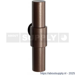 GPF Bouwbeslag Anastasius GPF3047.A2 L/R Hipi Deux+ kruiskruk gatdeel 105,5 mm links-rechtswijzend Bronze blend - S21010562 - afbeelding 1