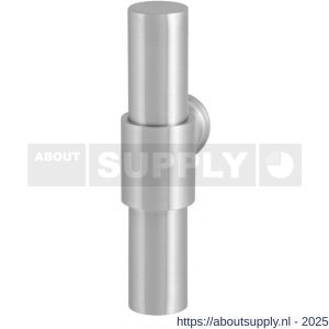 GPF Bouwbeslag RVS 3047L/R Hipi Deux+ kruiskruk gatdeel links-rechtswijzend 105,5 mm RVS geborsteld - S21008035 - afbeelding 1