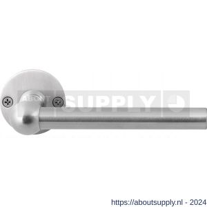 GPF Bouwbeslag RVS 3050.09-06 GPF3050.06 Hipi deurkruk op rond rozet 50x2 mm RVS geborsteld - S21009270 - afbeelding 1