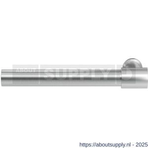 GPF Bouwbeslag RVS 3051L/R Hipi Deux deurkruk gatdeel links-rechtswijzend 139 mm RVS geborsteld - S21008036 - afbeelding 1