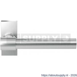 GPF Bouwbeslag RVS GPF3052.09-01 Hipi Deux+ deurkruk op rechthoekig rozet RVS 70x32x10 mm RVS geborsteld - S21009276 - afbeelding 1
