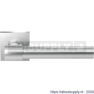 GPF Bouwbeslag RVS GPF3052.09-02 Hipi Deux+ deurkruk op vierkant rozet RVS 50x50x8 mm RVS geborsteld - S21009277 - afbeelding 1
