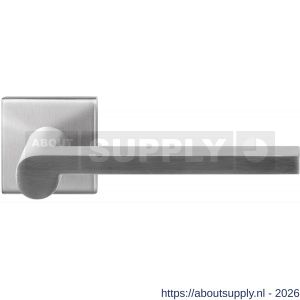 GPF Bouwbeslag RVS GPF3105.09-02 Tinga deurkruk op vierkant rozet 50x50x8 mm RVS geborsteld - S21009282 - afbeelding 1