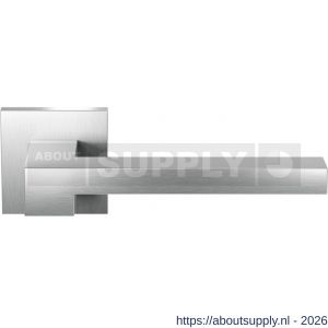 GPF Bouwbeslag RVS GPF3160.09-02 Raa deurkruk op vierkant rozet RVS 50x50x8 mm RVS geborsteld - S21009295 - afbeelding 1