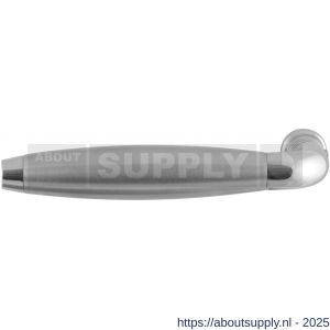 GPF Bouwbeslag RVS 4216L/R XL Ika XL Duo deurkruk gatdeel links-rechtswijzend gebogen met trapezium eindknop RVS gepolijst-RVS geborsteld - S21002579 - afbeelding 1