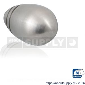 GPF Bouwbeslag RVS GPF5525.25 meubelknop rond 25 mm hoogte 39 mm RVS geborsteld - S21005378 - afbeelding 1