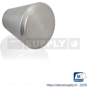 GPF Bouwbeslag RVS GPF5545.20 meubelknop rond 20 mm hoogte 19 mm RVS geborsteld - S21005389 - afbeelding 1