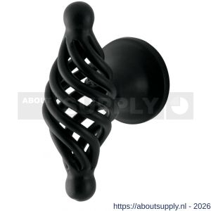 GPF Bouwbeslag Smeedijzer GPF6512.51 meubelknop 51 mm smeedijzer zwart - S21006671 - afbeelding 1