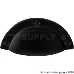 GPF Bouwbeslag Smeedijzer GPF6580.60 komgreep 95x45 mm smeedijzer zwart - S21005697 - afbeelding 1