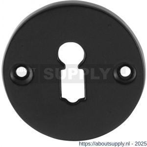 GPF Bouwbeslag Smeedijzer 6901.00 sleutelrozet rond 53x5 mm smeedijzer zwart - S21003745 - afbeelding 1