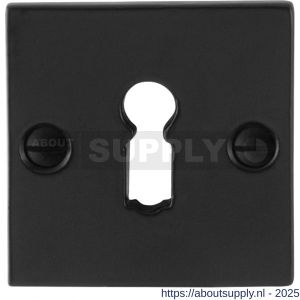 GPF Bouwbeslag Smeedijzer 6901.08 sleutelrozet vierkant 52x52x4 mm smeedijzer zwart - S21003749 - afbeelding 1