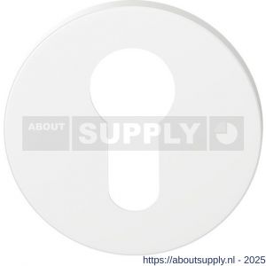 GPF Bouwbeslag Entree 6902VW cilinderrozet 53x6 mm wit egaal - S21011333 - afbeelding 1