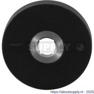 GPF Bouwbeslag ZwartWit 8100.00L/R rond click rozet 50x8 mm links-rechtswijzend zwart - S21003637 - afbeelding 1