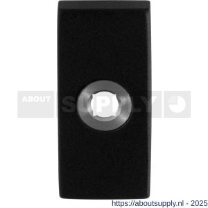 GPF Bouwbeslag ZwartWit 8100.01L rechthoekig click rozet 70x32x10 mm linkswijzend zwart - S21008300 - afbeelding 1
