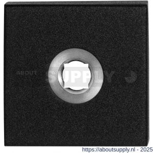 GPF Bouwbeslag ZwartWit 8100.02 vierkant click rozet 50x50x8 mm zwart - S21003678 - afbeelding 1