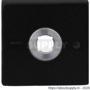 GPF Bouwbeslag ZwartWit 8100.02L vierkant click rozet 50x50x8 mm linkswijzend zwart - S21003648 - afbeelding 1