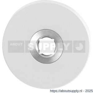 GPF Bouwbeslag ZwartWit 8100.40 rond click rozet 50x8 mm wit - S21003684 - afbeelding 1