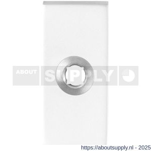 GPF Bouwbeslag ZwartWit 8100.41 rechthoekig click rozet 70x32x10 mm wit - S21008302 - afbeelding 1