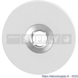 GPF Bouwbeslag ZwartWit 8100.45 rond click rozet 50x6 mm wit - S21007362 - afbeelding 1