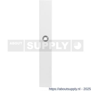 GPF Bouwbeslag ZwartWit 8100.85L XL PC92 deurkruk gatdeel linkswijzend langschild XL rechthoekig 282x40x8,5 mm PC92 wit - S21011243 - afbeelding 1