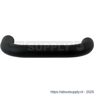 GPF Bouwbeslag ZwartWit GPF8205L/R Hoa U-model 19 mm deurkruk gatdeel links-rechtswijzend zwart - S21002595 - afbeelding 1