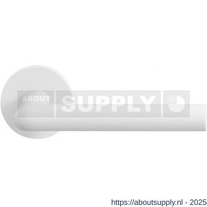 GPF Bouwbeslag ZwartWit 8212.62-00 Toi deurkruk op rond rozet 50x8 mm wit - S21013936 - afbeelding 1