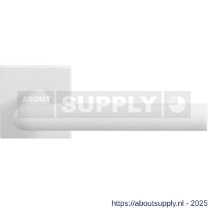GPF Bouwbeslag ZwartWit 8212.62-02 Toi deurkruk op vierkant rozet 50x50x8 mm wit - S21013938 - afbeelding 1