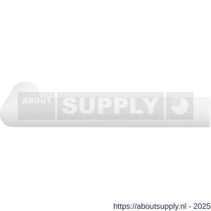 GPF Bouwbeslag ZwartWit GPF8212 Toi L-haaks model 19 mm deurkruk wit - S21002463 - afbeelding 1