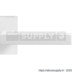 GPF Bouwbeslag ZwartWit 8218.62-01 Zaki+ deurkruk op rechthoekige rozet 70x32x10 mm wit - S21013959 - afbeelding 1