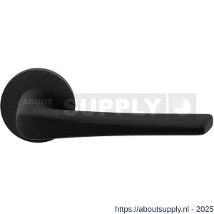 GPF Bouwbeslag ZwartWit GPF8230.61-00 Tiki deurkruk op rond rozet 50x8 mm zwart - S21009344 - afbeelding 1